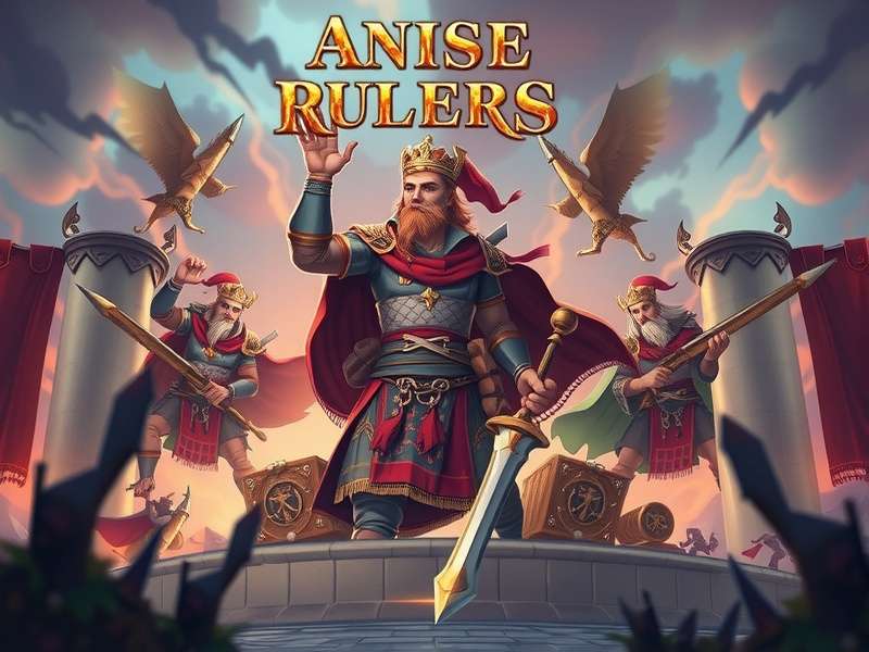 Anise Noble Rulers game banner showing epic battles